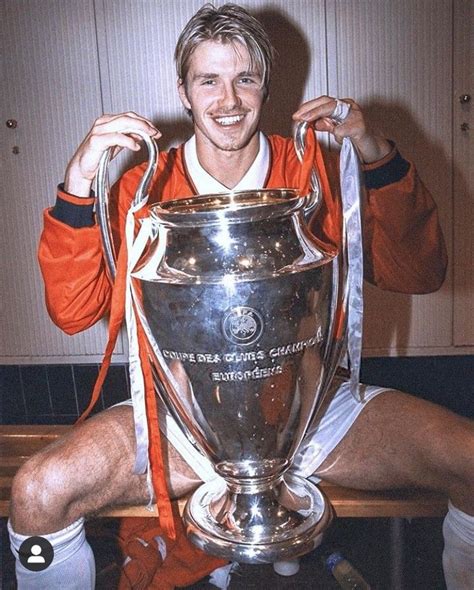 David Beckham Manchester United Champions League