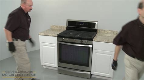 Whirlpool Gas Range Installation Model WFG745H0FS - YouTube