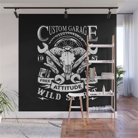 Custom Garage Wall Mural by EJOTADSGN | Society6