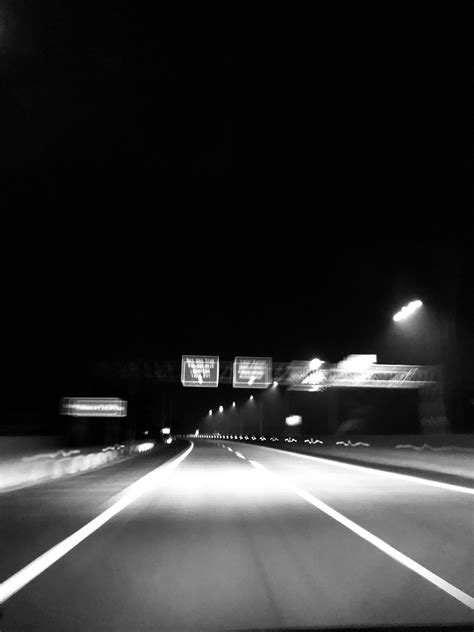 Night Drive on the Highway