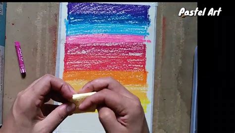 Easy Oil Pastel Drawing For Beginners Sunset - Snowman painting ...