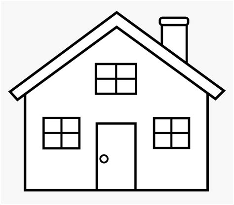 Outline Gingerbread House Clipart Black And White - Rectangle Circle