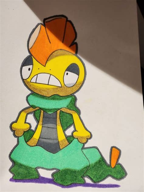 Shiny Scrafty by DavidsonCartoons on DeviantArt