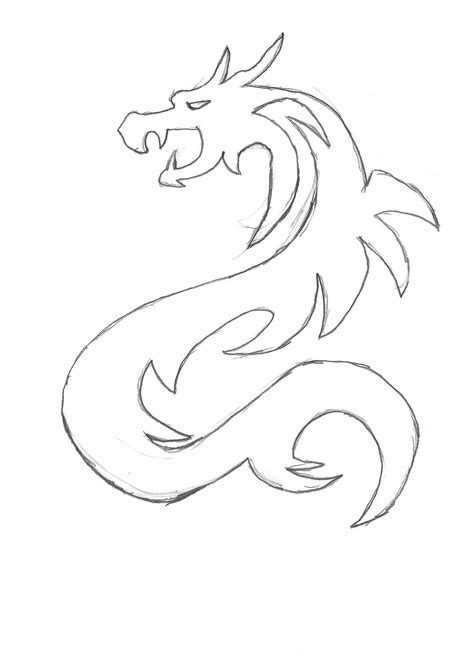 Dragon Easy Drawing at GetDrawings | Free download