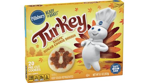 Pillsbury™ Shape™ Turkey Sugar Cookie Dough - Pillsbury.com