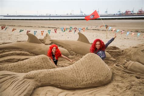 Sand Sculpture Adventures with Mermaids and Pirates on the Wirral ...