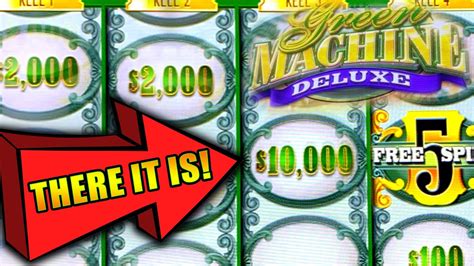 GREEN MACHINE DELUXE ★ MASSIVE JACKPOT & BETS HIGH LIMIT SLOTS - YouTube