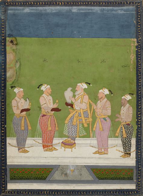 Shah Jahan with His Four Sons – theindianportrait