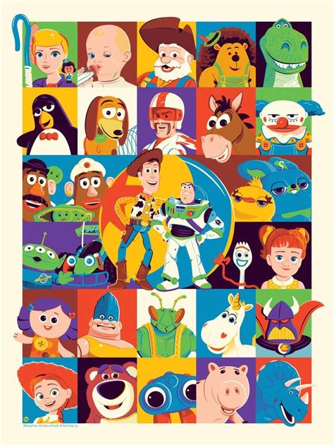 Dave Perillo's Toy Story Character Map | Toy story characters, Toy ...