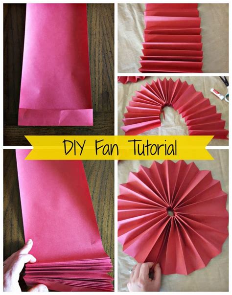 43 Top Pictures How To Make Paper Fan Decorations : Tissue Paper Fans ...