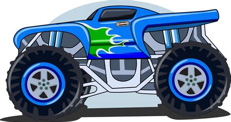 monster truck custom vector 2888362 Vector Art at Vecteezy