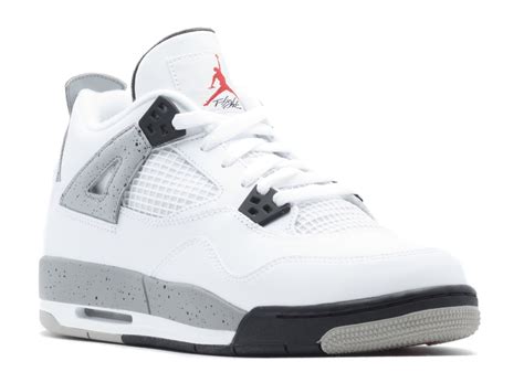 AIR JORDAN 4 RETRO OG BG (GS) 'WHITE CEMENT' - 836016-192 - Walmart.com