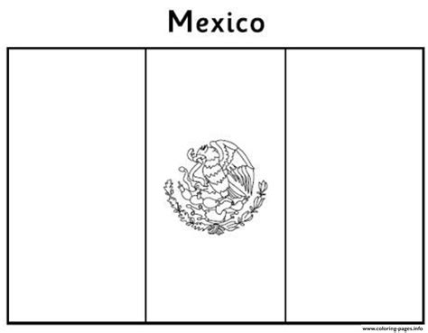 Free Printable Mexican Flag Coloring Page - Printable Word Searches