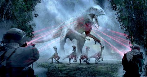 Jurassic World Concept Art Teases Indominus Rex Showdown