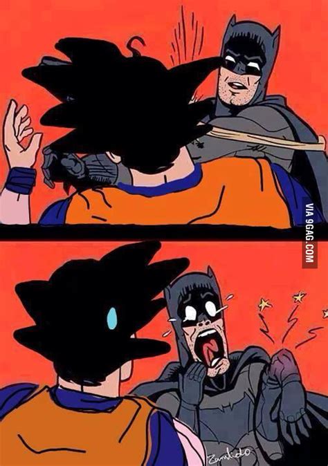 Batman slaps Goku - 9GAG