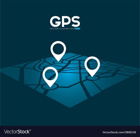 Gps signals Royalty Free Vector Image - VectorStock