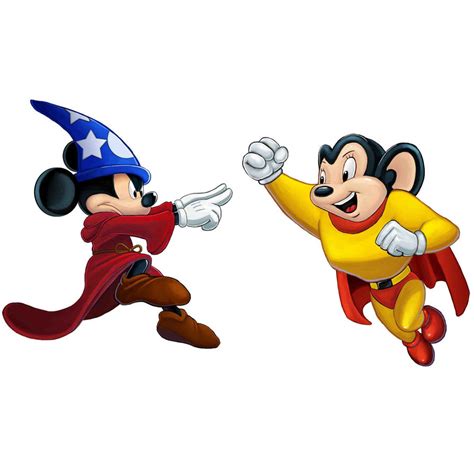 Player Select: Mickey Mouse VS Mighty Mouse by Garoooooh on DeviantArt