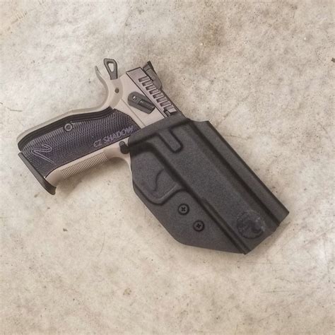 CZ Shadow 2 OWB Holster Black (Super QuickShip) - Shook's Customs LLC