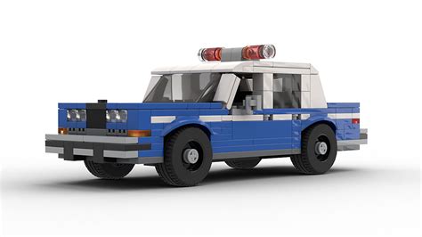 Dodge Diplomat NYPD Police Car - LEGO MOC Instructions