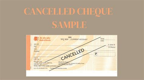 How To Make a Cancelled Cheque?