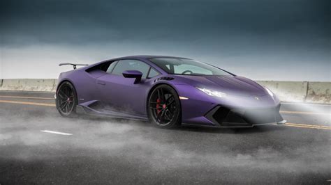 Purple Lamborghini Huracan - backiee