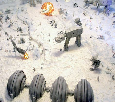 Star Wars Fan Builds Huge Battle of Hoth Diorama in his Living Room