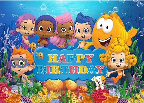 Bubble Guppies Happy 1st Birthday