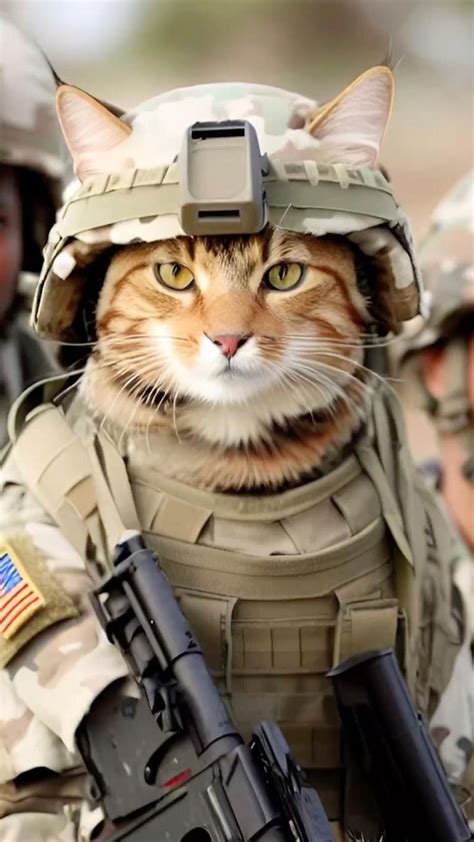 Cat soldiers | Cat memes, Funny cats, Cat breeds