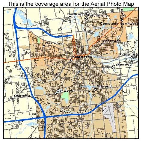 Kalamazoo Michigan Street Map 2642160 – Printable Map of The United States