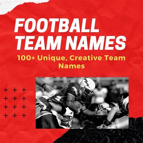 Football Team Names { Best, Cool, Unique, Funny, Creative, Fantasy }