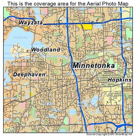 Aerial Photography Map of Minnetonka, MN Minnesota