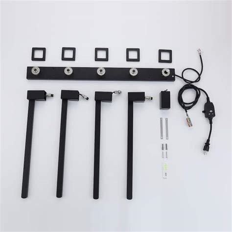 4-Bar Wall Mounted Swingable Heated Towel Warmer Rack with Timer Plug ...