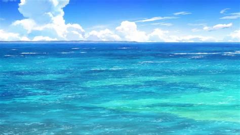 Anime Ocean Scenery