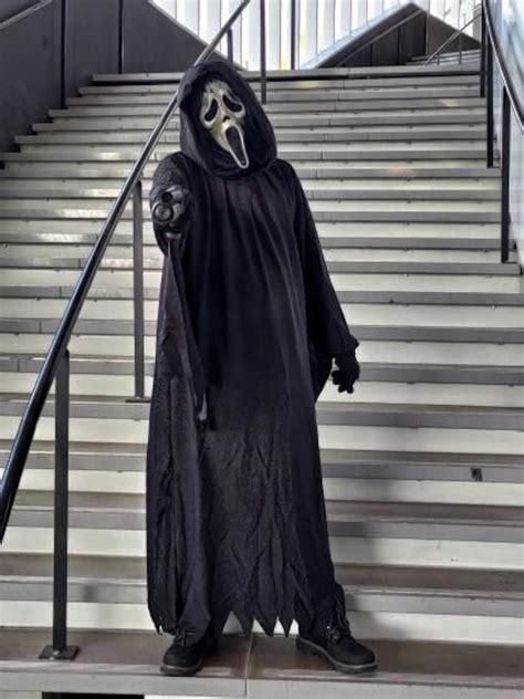 Scream 6 Full Costume, Ghostface Mask, Aged Billy Mask, Scream Mask ...