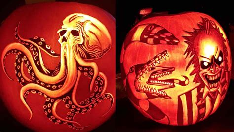 Artist Spends Hours Carving These Spooky Jack-o-Lanterns—and They’re ...