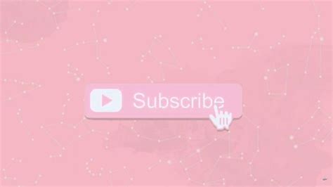 Pink Intro With Subscribe Button [TEMPLATE] | First youtube video ideas ...