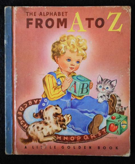 Little Golden Book ''The Alphabet from A to Z'', illus. Vivenne Blake ...