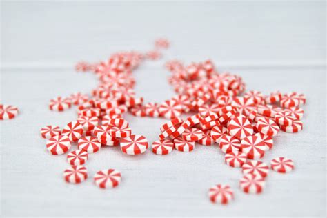 Mini Red & White Peppermint Candy Beads – Approx 50 pieces – The ...