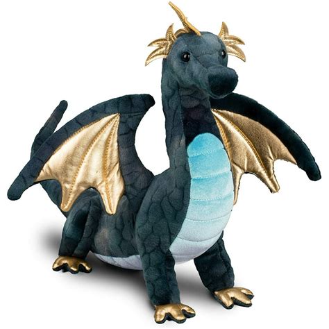 Aragon Navy Dragon Plush Toy Stuffed Animal by Douglas - Walmart.com ...