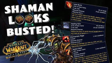 Shaman looks incredible in Season of Discovery - Runes and abilities ...