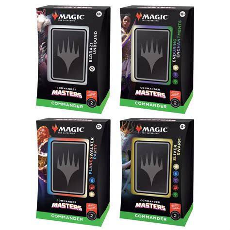 Magic the Gathering Commander Masters Decks Display (4) Anglická ...