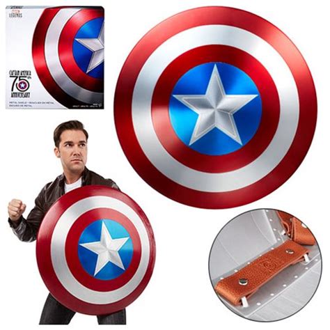 Marvel Legends Captain America 75th Anniversary Metal Shield - GeekAlerts