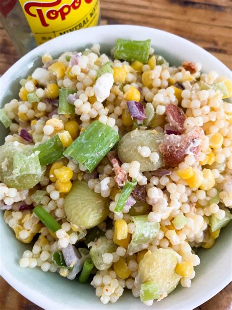 Succotash Acini di Pepe Salad – Coconut & Lime