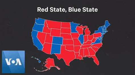 Red States And Blue States Map - Map Of Rose Bowl