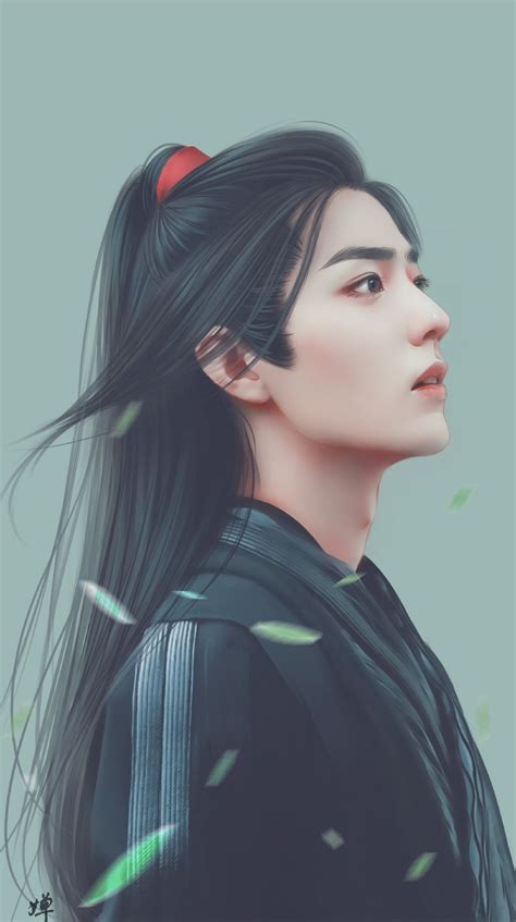 Fanart of Wei Wuxian (Xiao Zhan) from The Untamed Kindred Soul, Fantasy ...