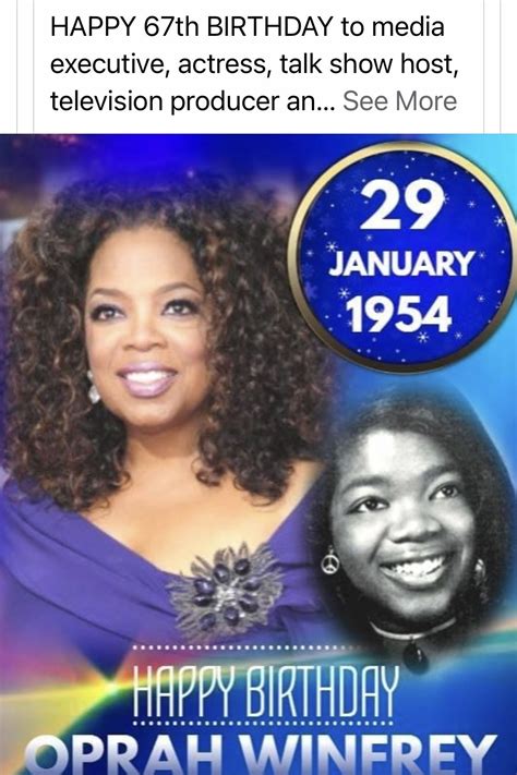 Pin by Natalie Oguara on Oprah Winfrey | Happy 67th birthday, Oprah ...