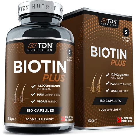 Buy Biotin Hair Growth Supplement,180 Biotin Capsules, Hair Vitamins ...