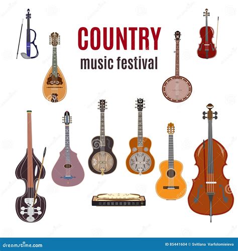 Country Music Instruments Royalty-Free Stock Photo | CartoonDealer.com ...