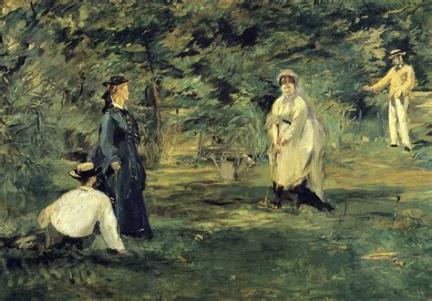 Croquet, 1873 - Edouard Manet - WikiArt.org