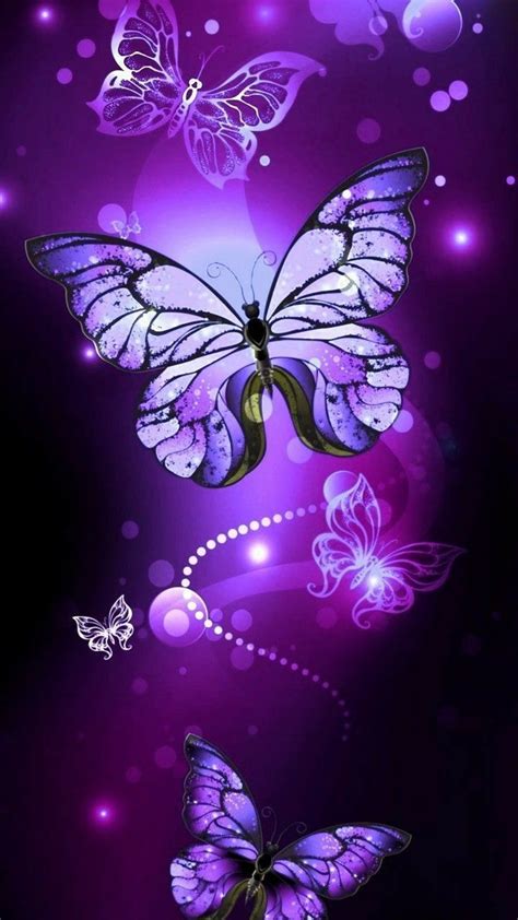 Aesthetic Design Aesthetic Butterfly Cute Purple Butterfly Wallpaper ...